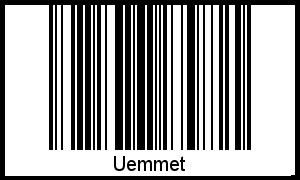 Interpretation von Uemmet als Barcode