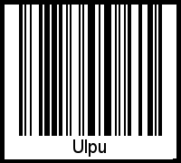 Interpretation von Ulpu als Barcode