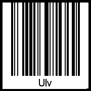 Interpretation von Ulv als Barcode