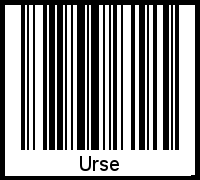 Barcode-Foto von Urse