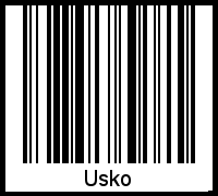 Barcode-Foto von Usko