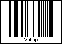 Interpretation von Vahap als Barcode