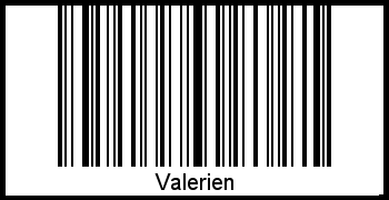 Interpretation von Valerien als Barcode