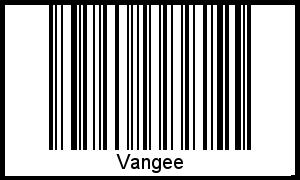 Vangee als Barcode und QR-Code