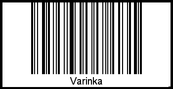 Interpretation von Varinka als Barcode