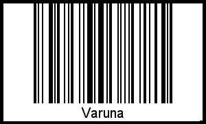 Interpretation von Varuna als Barcode