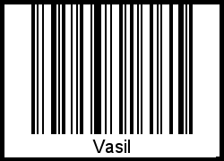Interpretation von Vasil als Barcode