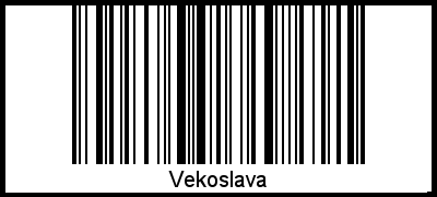 Barcode-Grafik von Vekoslava
