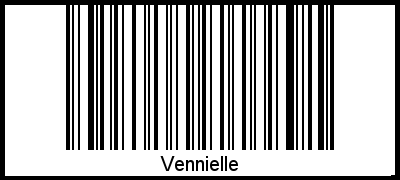 Interpretation von Vennielle als Barcode