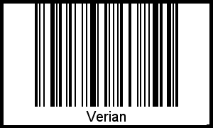 Interpretation von Verian als Barcode