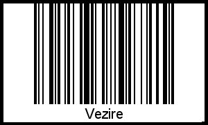 Interpretation von Vezire als Barcode