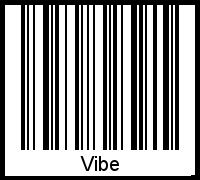 Der Voname Vibe als Barcode und QR-Code