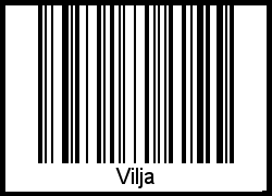 Vilja als Barcode und QR-Code