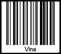 Interpretation von Vina als Barcode