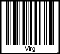 Barcode-Foto von Virg