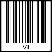 Barcode-Grafik von Vit
