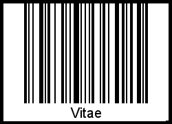 Interpretation von Vitae als Barcode
