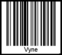 Interpretation von Vyne als Barcode
