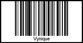 Vynique als Barcode und QR-Code