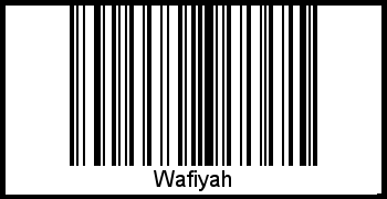 Barcode-Grafik von Wafiyah