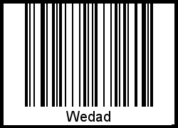 Wedad als Barcode und QR-Code