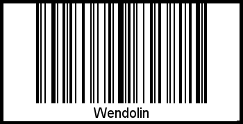 Wendolin als Barcode und QR-Code