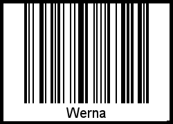 Barcode-Foto von Werna