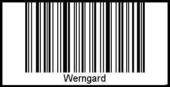 Interpretation von Werngard als Barcode