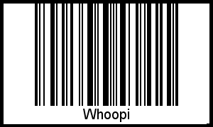 Barcode-Foto von Whoopi