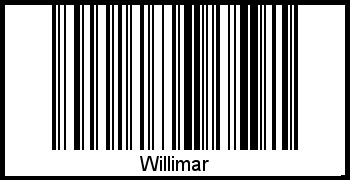 Willimar als Barcode und QR-Code