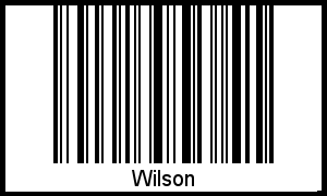 Interpretation von Wilson als Barcode