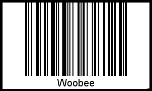 Interpretation von Woobee als Barcode