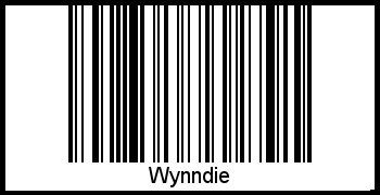 Interpretation von Wynndie als Barcode