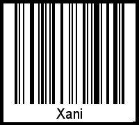 Interpretation von Xani als Barcode