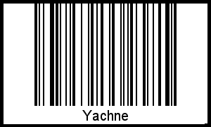 Yachne als Barcode und QR-Code
