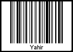 Barcode-Grafik von Yahir