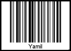 Interpretation von Yamil als Barcode