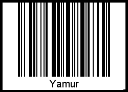 Yamur als Barcode und QR-Code