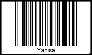 Interpretation von Yanisa als Barcode