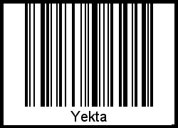 Barcode-Grafik von Yekta