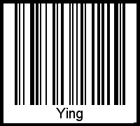 Ying als Barcode und QR-Code