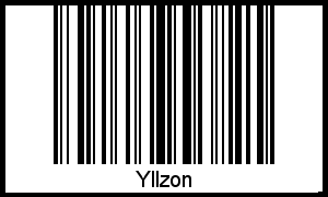 Yllzon als Barcode und QR-Code