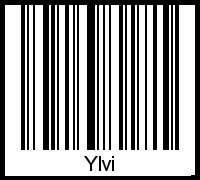 Ylvi als Barcode und QR-Code