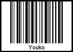Youko als Barcode und QR-Code