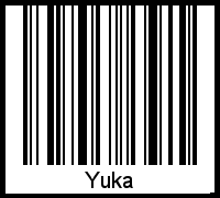 Interpretation von Yuka als Barcode