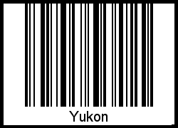 Interpretation von Yukon als Barcode
