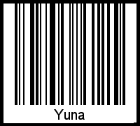 Barcode-Grafik von Yuna