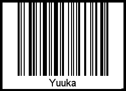 Barcode des Vornamen Yuuka