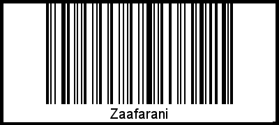 Barcode-Grafik von Zaafarani