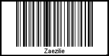 Interpretation von Zaezilie als Barcode